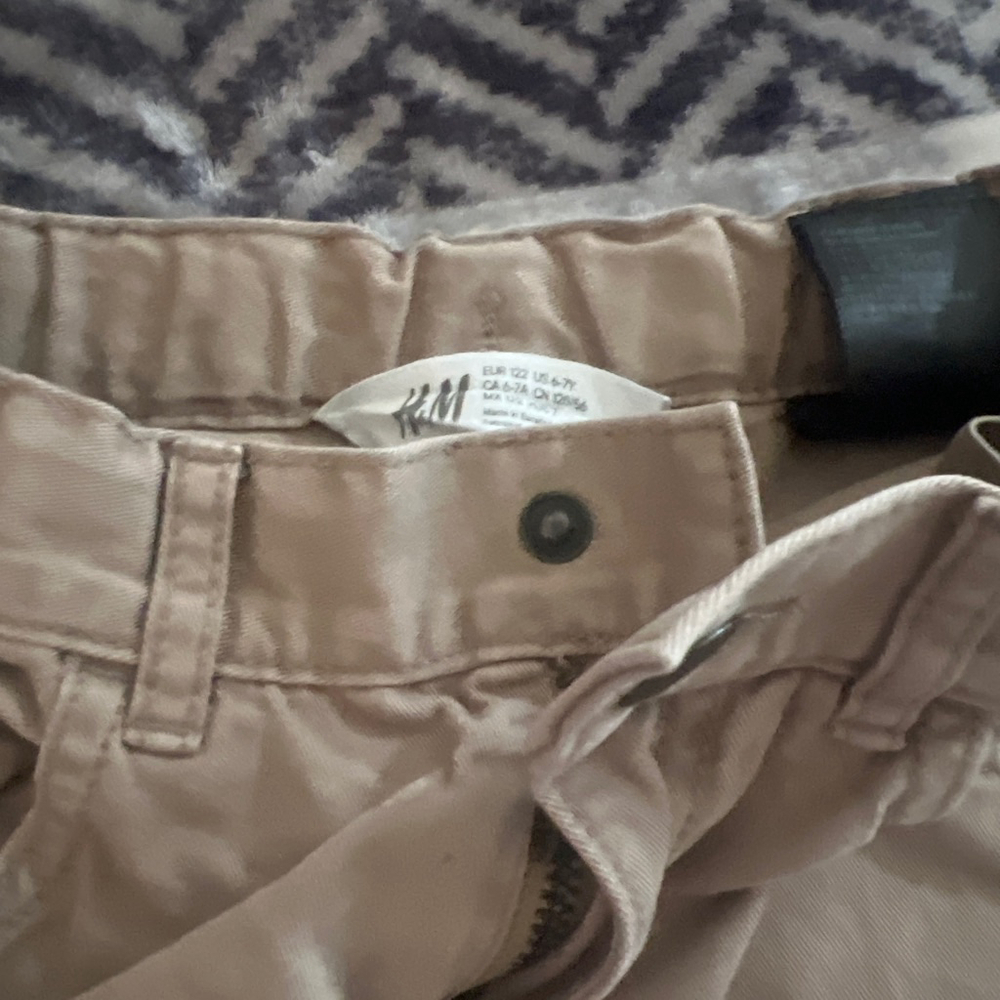 Boys H&M Khaki Casual Bottoms Size 6-7Y - Picture 6 of 6
